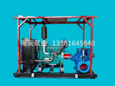 济南柴油机泵组-固定式柴油机水泵-商机推荐-淄博海润泵业