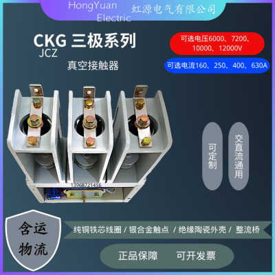 CKG4-12KV/250 真空接触器 三极高压 源头厂家