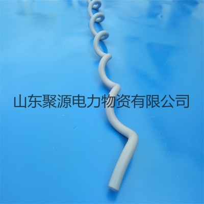防震鞭 PVC螺旋式防震金具 防护金具厂家