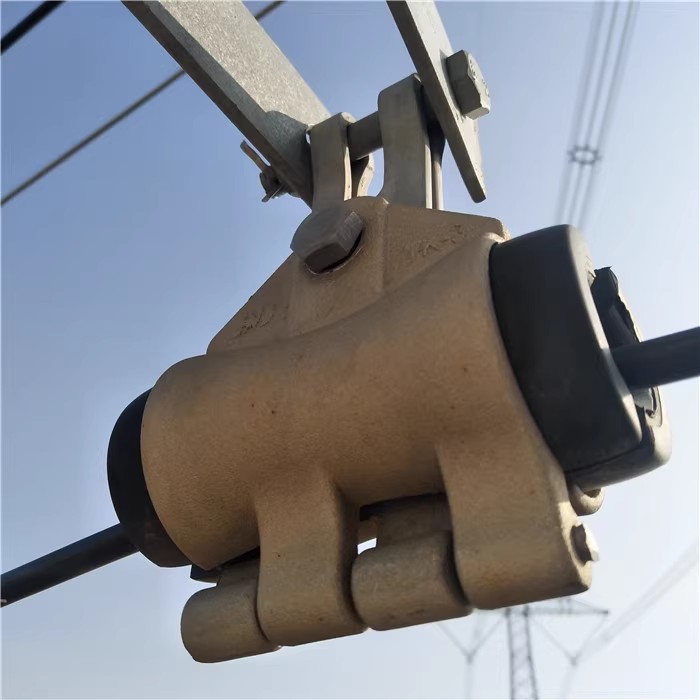 电力光缆切线线夹直线悬挂头架空线缆金具ADSS光缆悬垂夹具